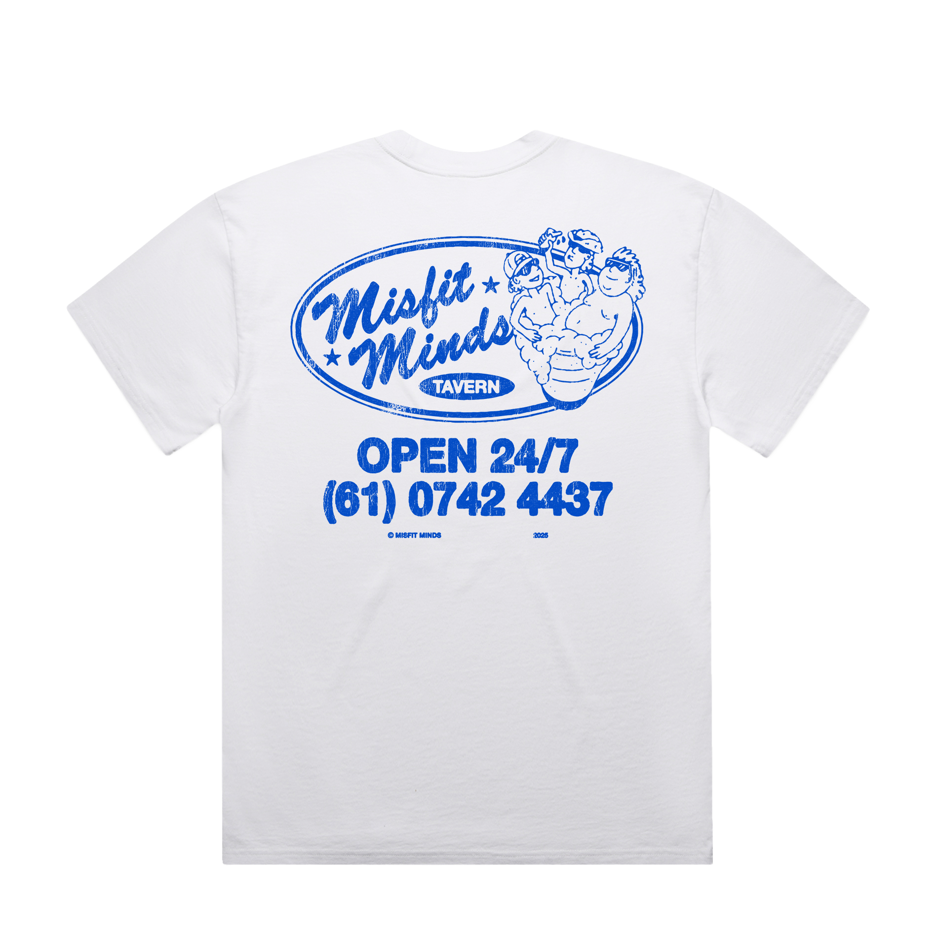 Misfit Minds Tavern T-shirt (White)